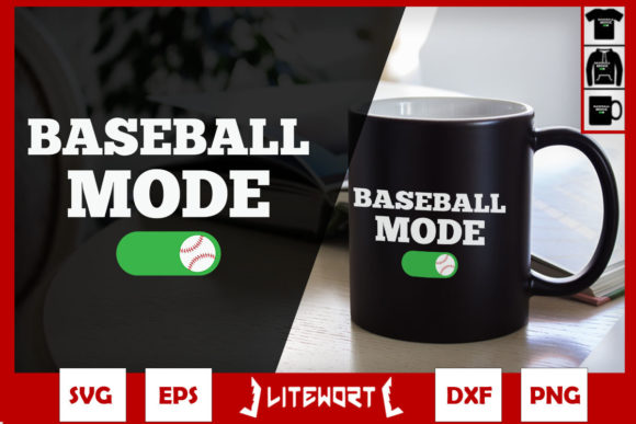 Baseball Mode on Baseball Player Graphics and Crafts
