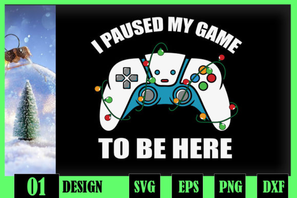 Christmas Game Controller Paused My Game Graphics and Crafts