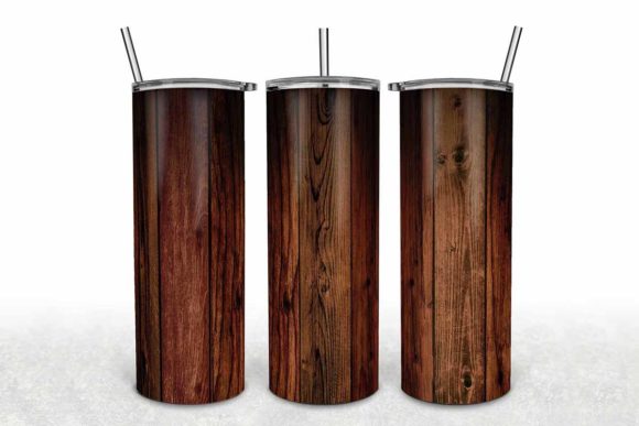 Rustic Wood Seamless, 20oz Skinny Graphics