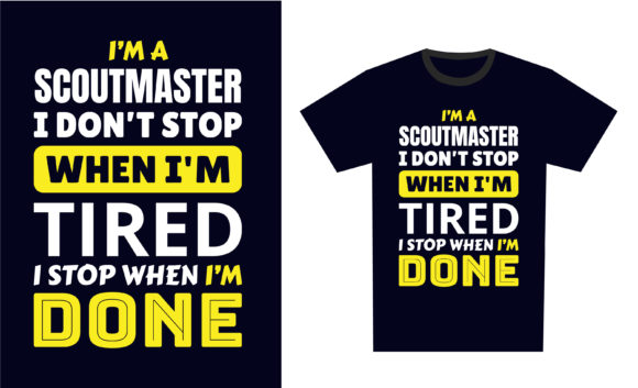 Scoutmaster T-Shirt Design: Graphics & Tumbler Wraps