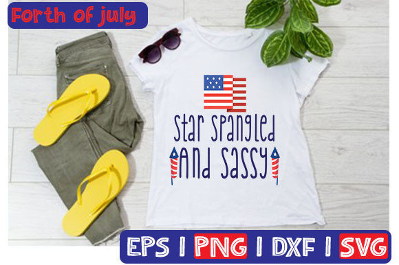 Star Spangled and Sassy: Graphics for T-Shirt Designs